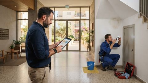 ניהול קריאות שירות בבניין: מדריך להתמודדות עם נזילות
