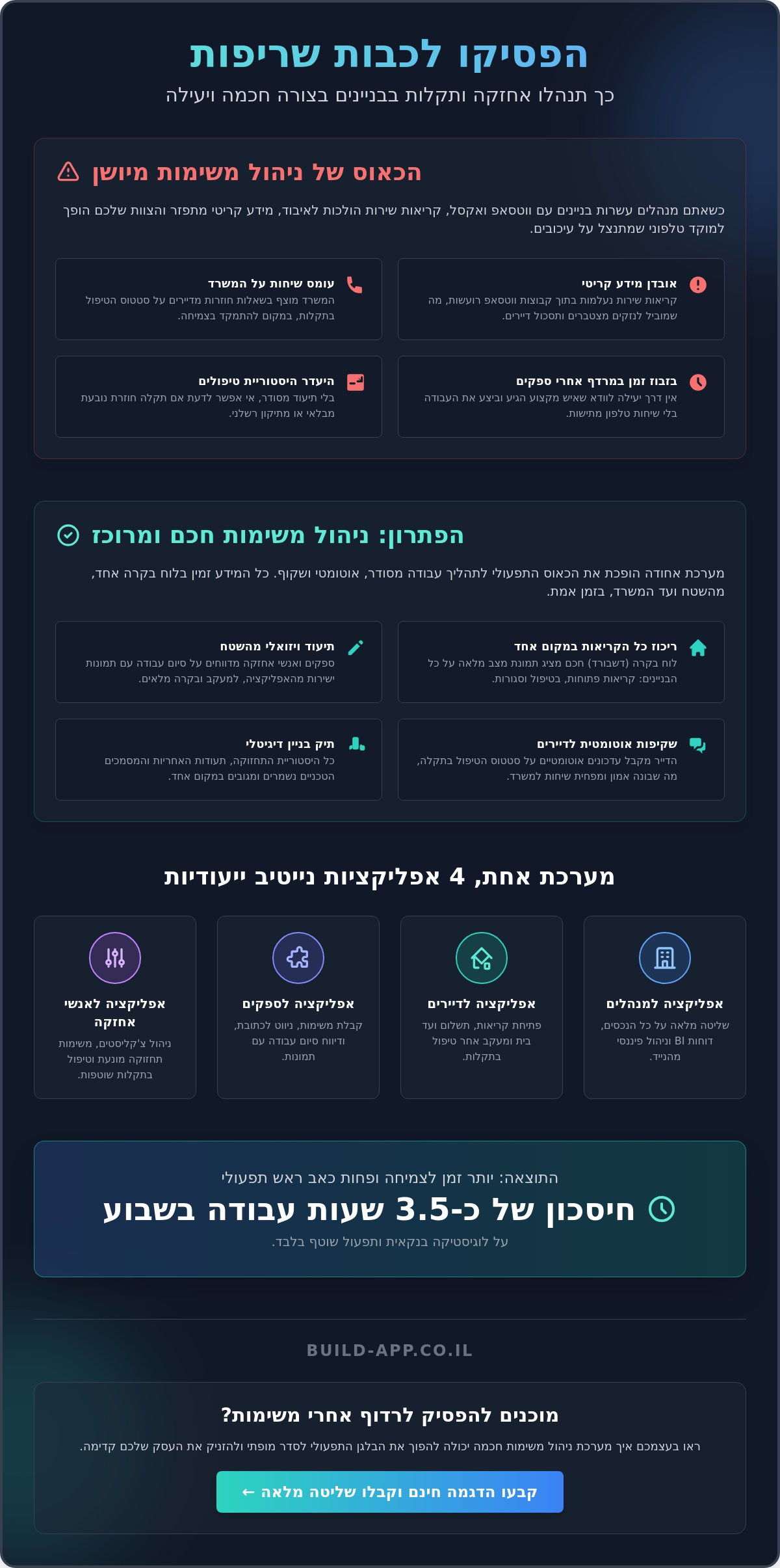 מערכת לניהול משימות ועד בית: איך להפסיק לרדוף אחרי תקלות ולהתחיל לנהל ביעילות